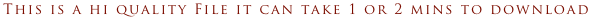 This is a hi quality File it can take 1 or 2 mins to download